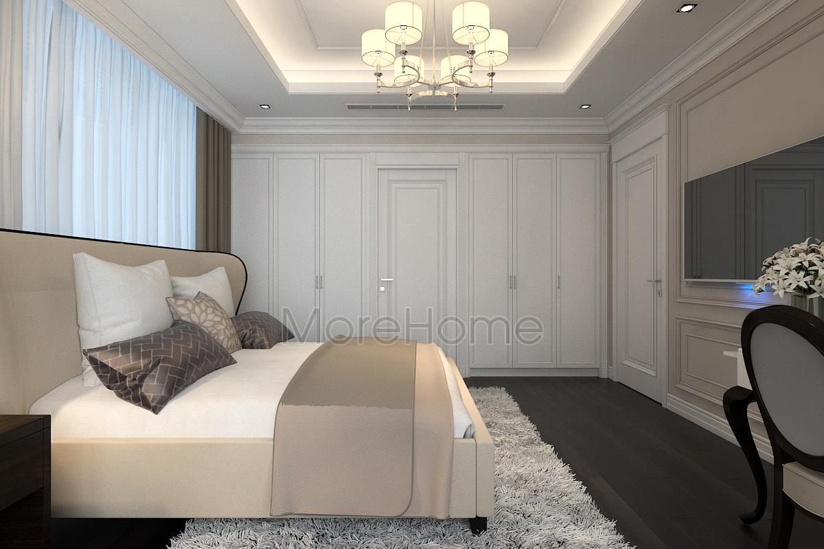 Thiết kế nội thất sang trọng chung cư TSQ, Mỗ Lao, Hà Đông